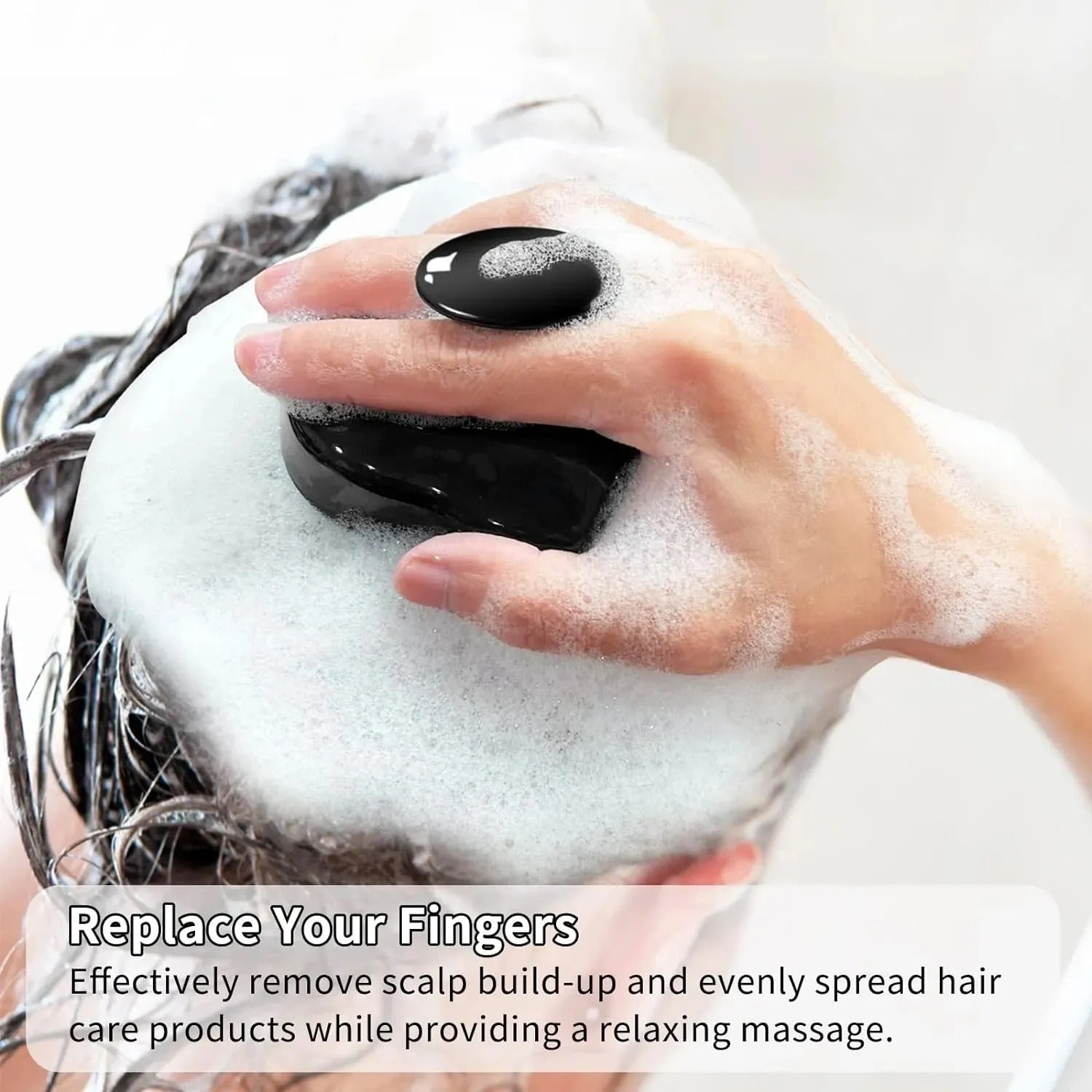 Scalp Shampoo Brush – Soft Silicone Scalp Massager & Hair Scrubber