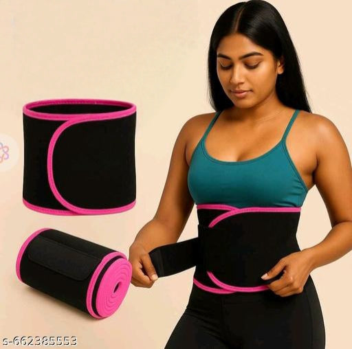 Waist Trimmer Belt for Men & Women – Sweat Belt for Workout & Gym