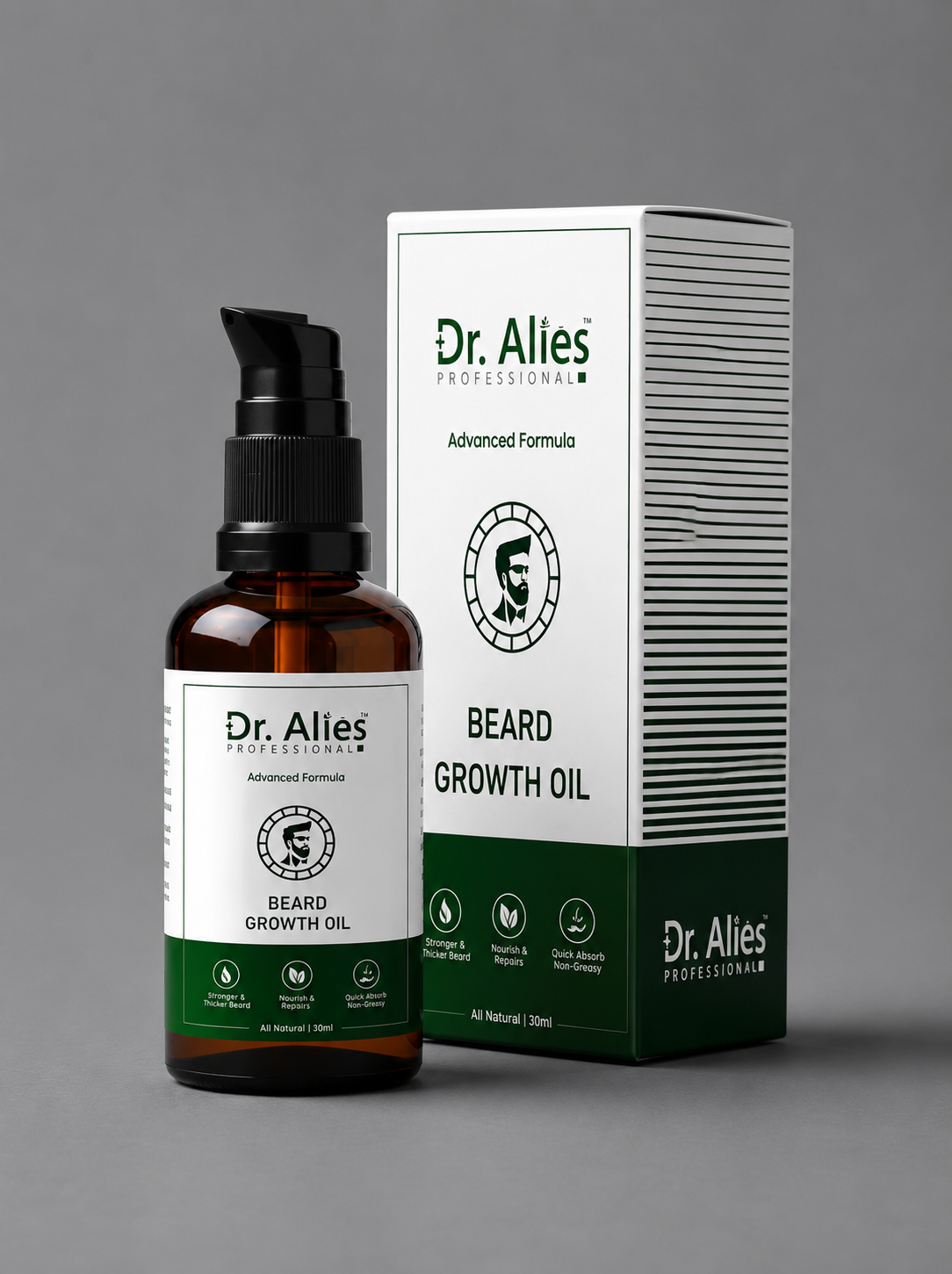 Dr Alies Professional Beard Growth Oil – Natural Beard Care Blend