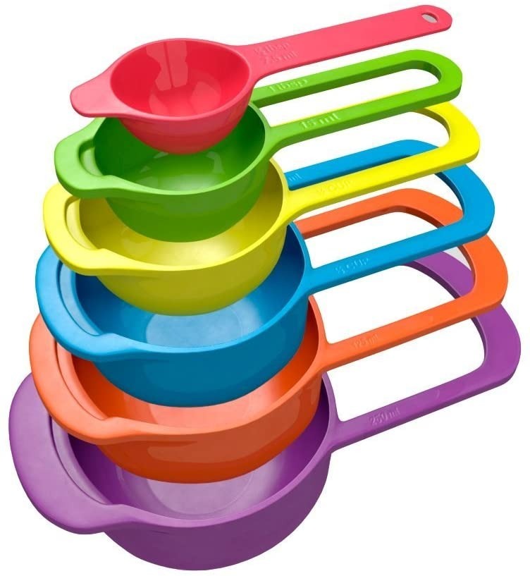 High Quality Measuring Spoon Set – 6Pcs Measuring Cups &amp; Spoons