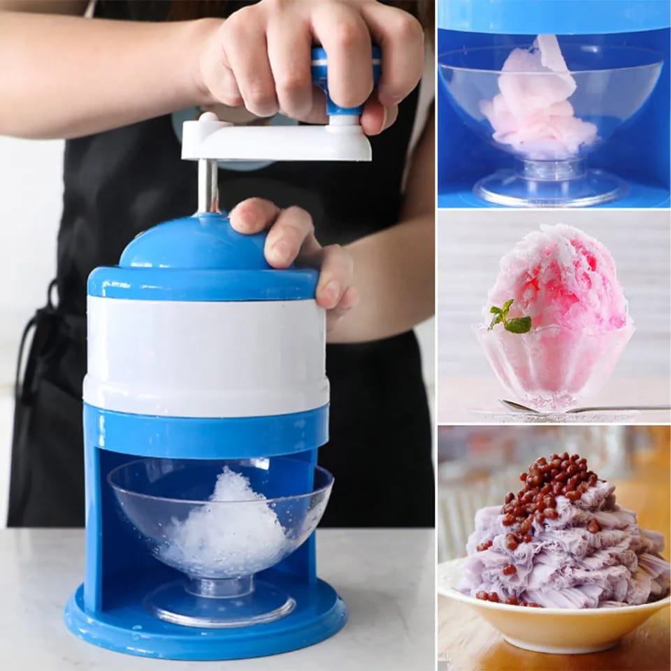 Manual Ice Crushing Shaver Maker Machine – Gola Ganda Ice Crusher