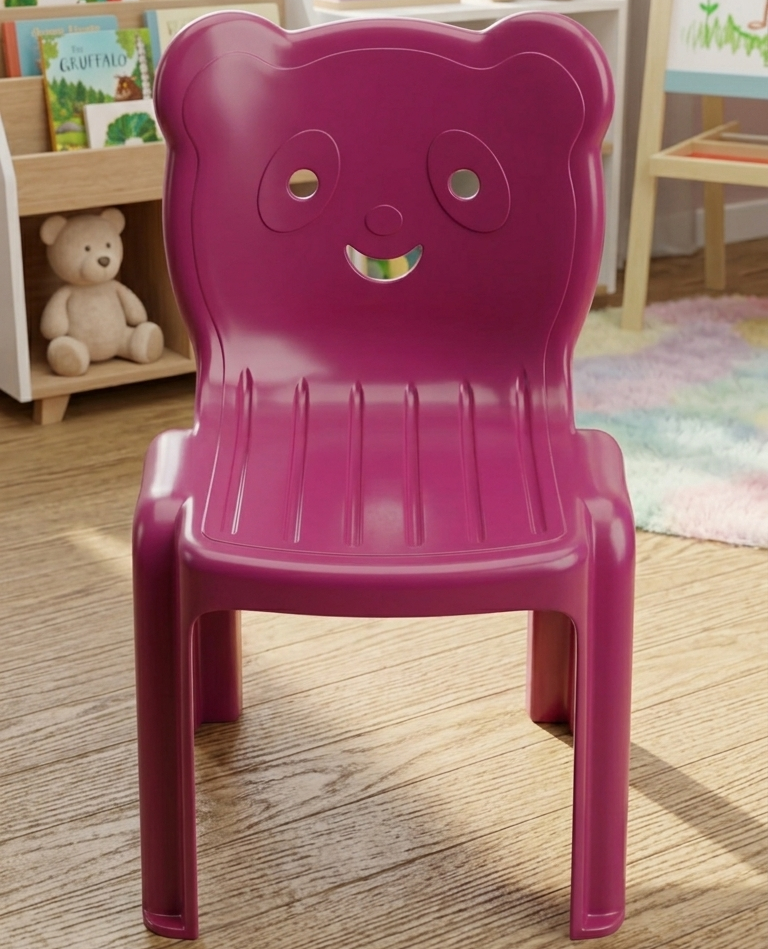 Panda Face Design Kids Chair – Cute Animal Themed Toddler Seat