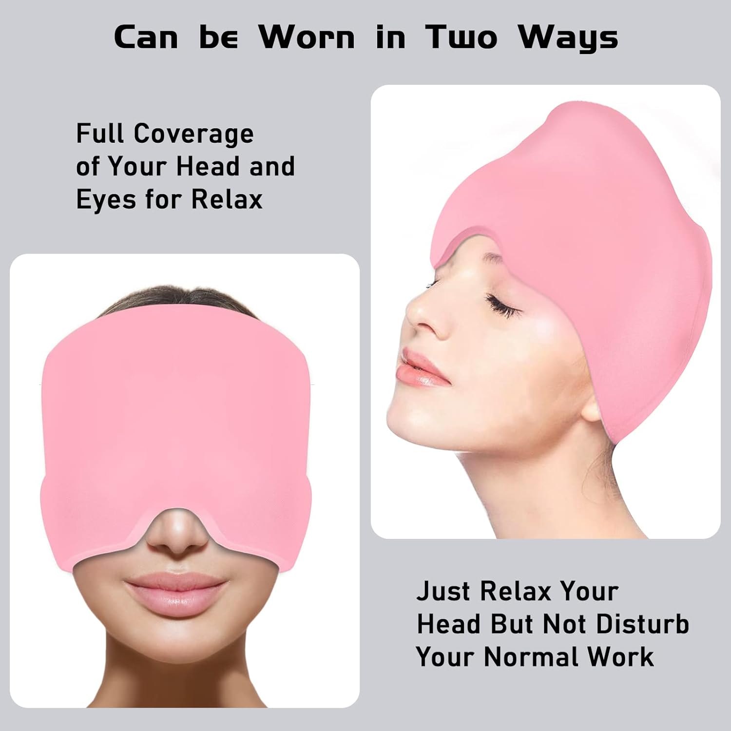 Migraine Relief Cap With Box – Reusable Gel Headache Relief Hat