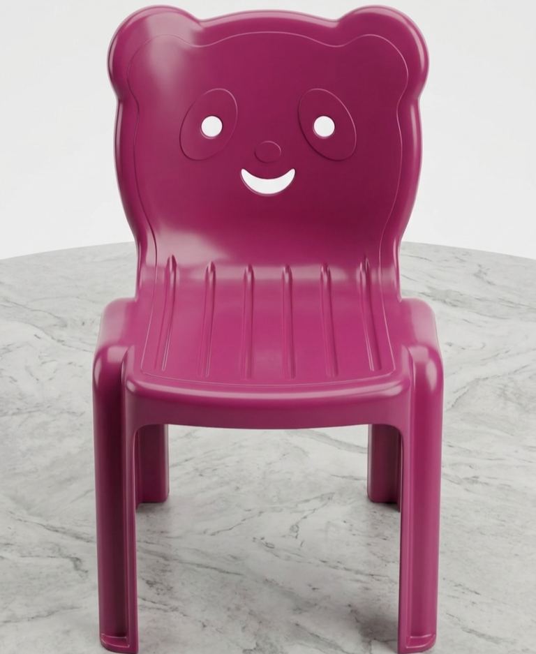 Panda Face Design Kids Chair – Cute Animal Themed Toddler Seat
